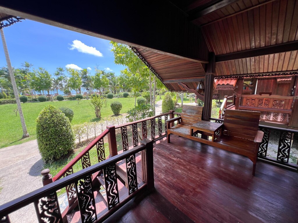 Wooden Cottage Garden View interior